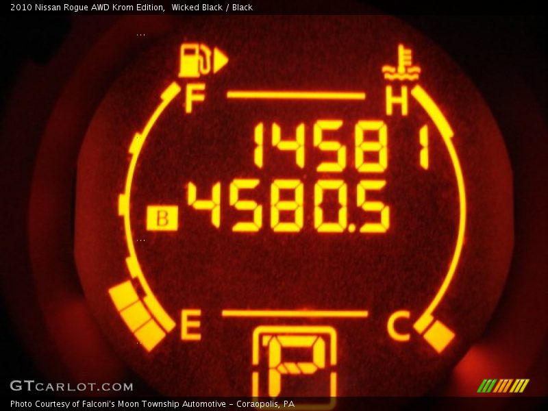 Wicked Black / Black 2010 Nissan Rogue AWD Krom Edition