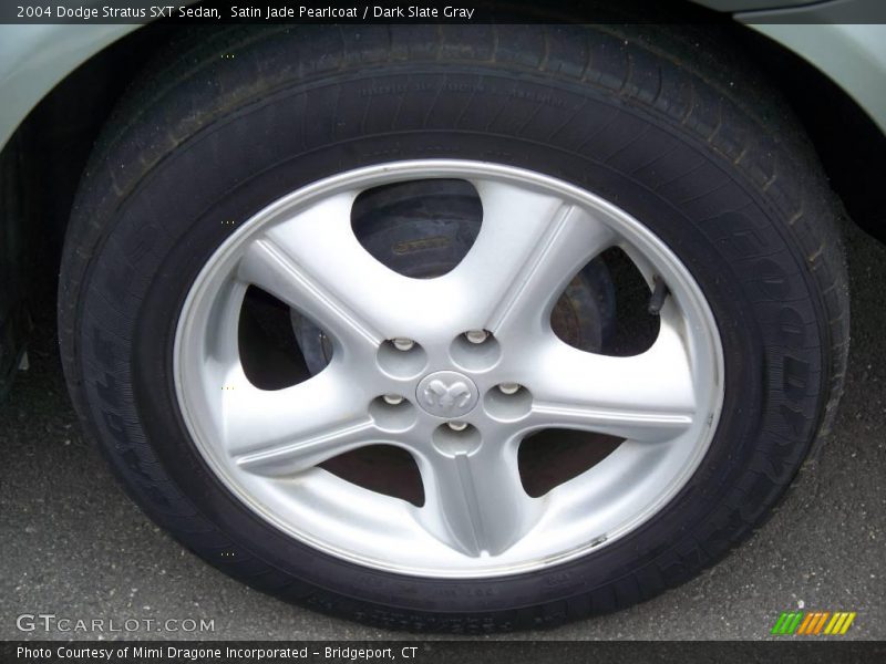 Satin Jade Pearlcoat / Dark Slate Gray 2004 Dodge Stratus SXT Sedan