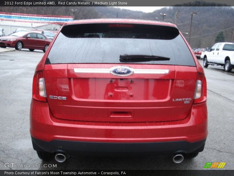 Red Candy Metallic / Medium Light Stone 2012 Ford Edge Limited AWD