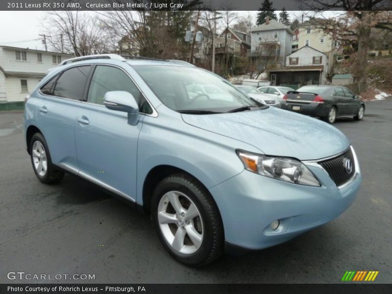 Front 3/4 View of 2011 RX 350 AWD