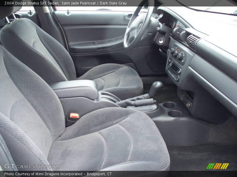 Satin Jade Pearlcoat / Dark Slate Gray 2004 Dodge Stratus SXT Sedan