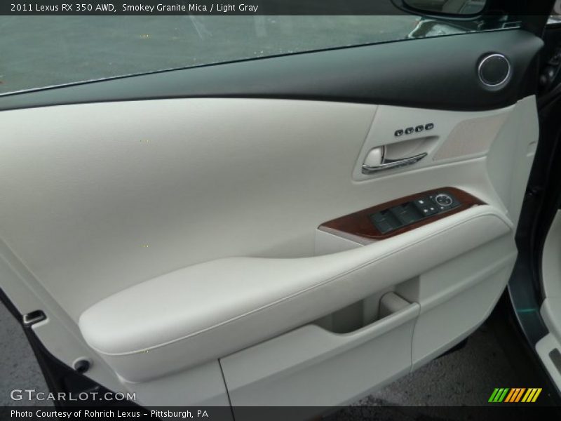 Smokey Granite Mica / Light Gray 2011 Lexus RX 350 AWD
