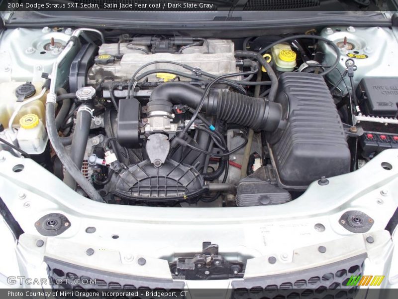 Satin Jade Pearlcoat / Dark Slate Gray 2004 Dodge Stratus SXT Sedan