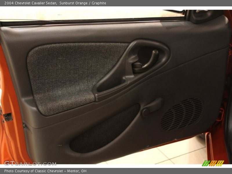Sunburst Orange / Graphite 2004 Chevrolet Cavalier Sedan