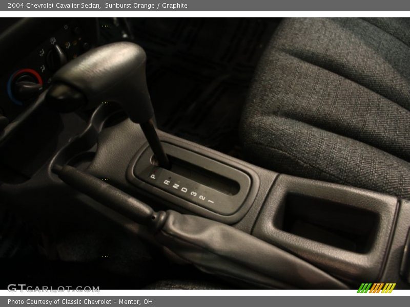 Sunburst Orange / Graphite 2004 Chevrolet Cavalier Sedan
