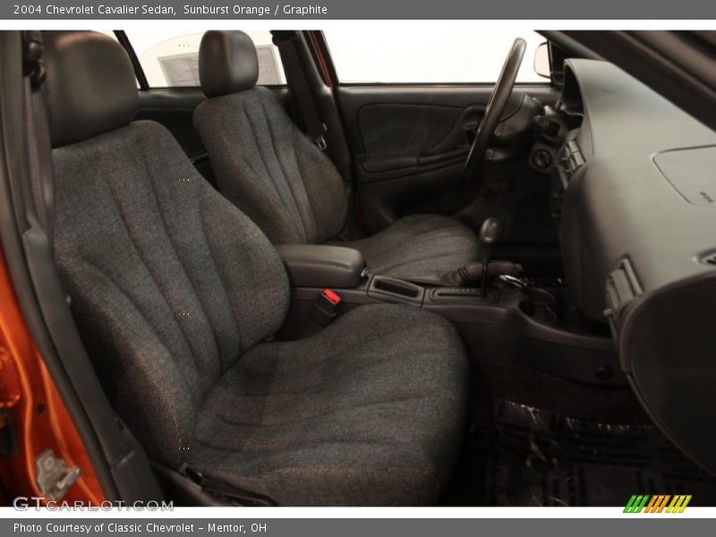 Sunburst Orange / Graphite 2004 Chevrolet Cavalier Sedan