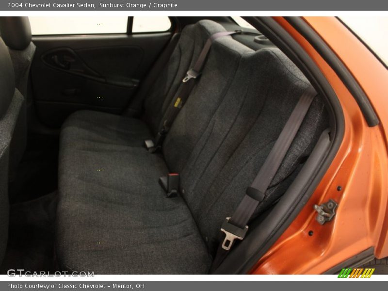 Sunburst Orange / Graphite 2004 Chevrolet Cavalier Sedan