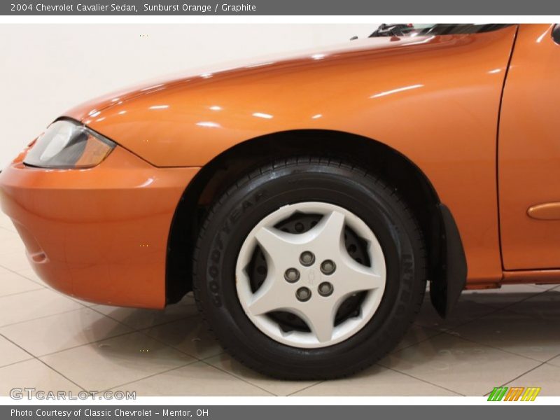 Sunburst Orange / Graphite 2004 Chevrolet Cavalier Sedan