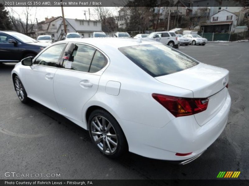 Starfire White Pearl / Black 2013 Lexus GS 350 AWD
