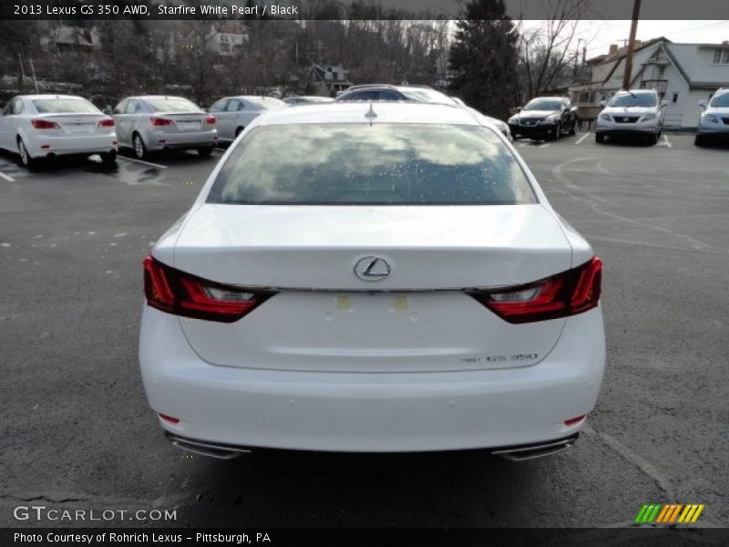 Starfire White Pearl / Black 2013 Lexus GS 350 AWD
