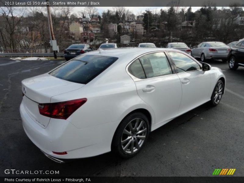 Starfire White Pearl / Black 2013 Lexus GS 350 AWD