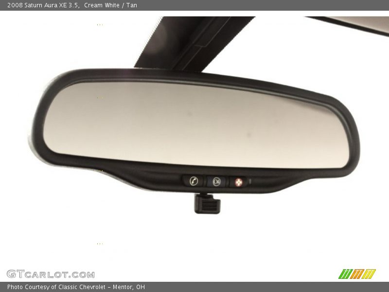 Cream White / Tan 2008 Saturn Aura XE 3.5