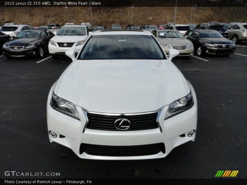 Starfire White Pearl / Black 2013 Lexus GS 350 AWD
