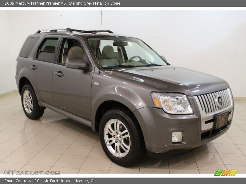 Sterling Grey Metallic / Stone 2009 Mercury Mariner Premier V6