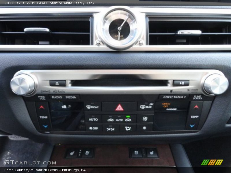 Starfire White Pearl / Black 2013 Lexus GS 350 AWD