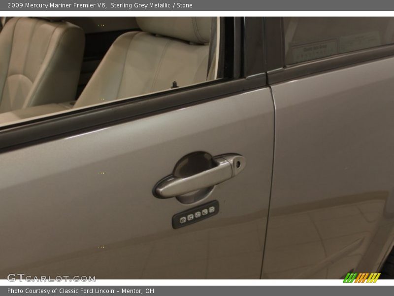 Sterling Grey Metallic / Stone 2009 Mercury Mariner Premier V6
