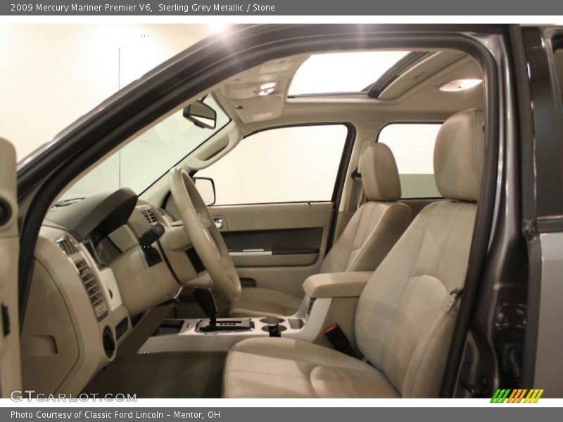 Sterling Grey Metallic / Stone 2009 Mercury Mariner Premier V6