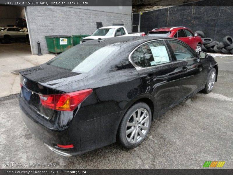 Obsidian Black / Black 2013 Lexus GS 350 AWD