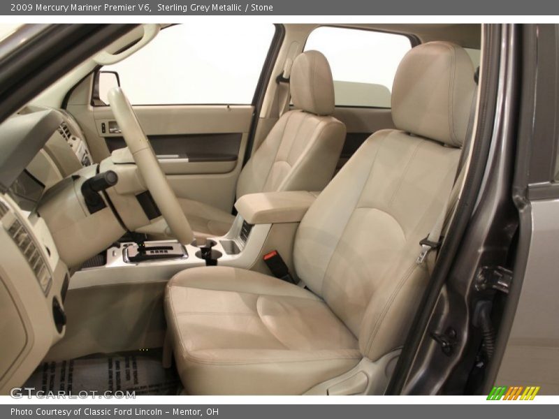 Sterling Grey Metallic / Stone 2009 Mercury Mariner Premier V6