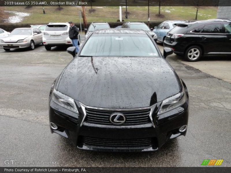 Obsidian Black / Black 2013 Lexus GS 350 AWD