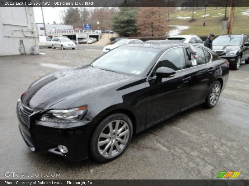 Obsidian Black / Black 2013 Lexus GS 350 AWD