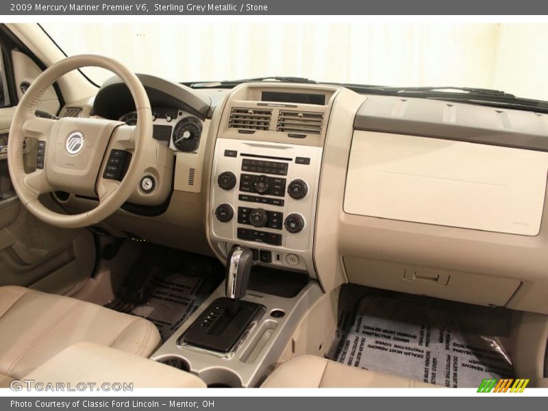 Sterling Grey Metallic / Stone 2009 Mercury Mariner Premier V6