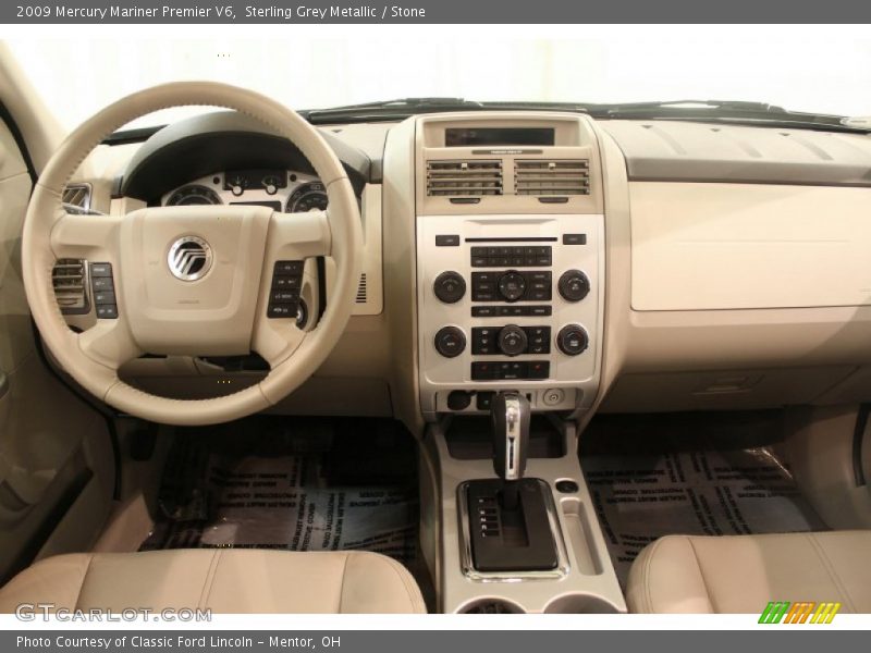 Sterling Grey Metallic / Stone 2009 Mercury Mariner Premier V6