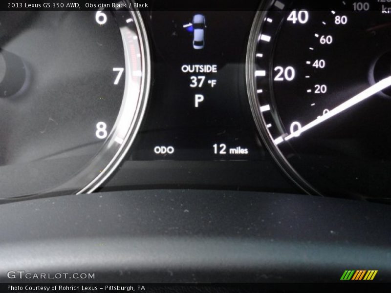 Obsidian Black / Black 2013 Lexus GS 350 AWD