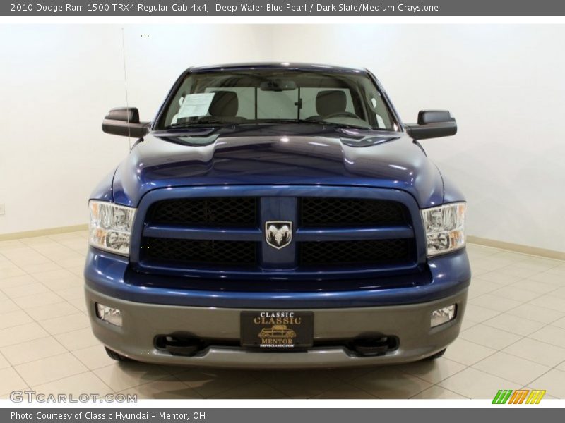 Deep Water Blue Pearl / Dark Slate/Medium Graystone 2010 Dodge Ram 1500 TRX4 Regular Cab 4x4