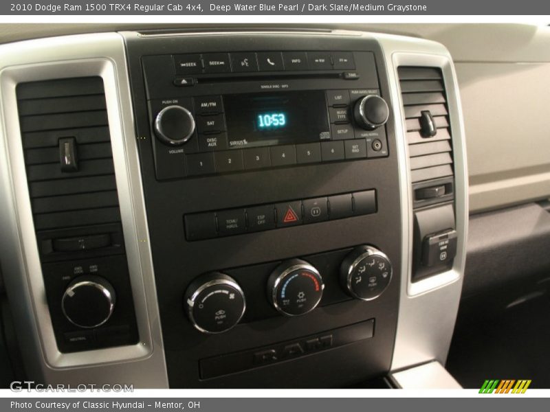 Deep Water Blue Pearl / Dark Slate/Medium Graystone 2010 Dodge Ram 1500 TRX4 Regular Cab 4x4