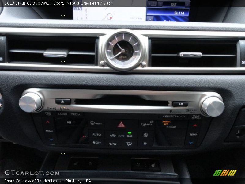 Nebula Gray Pearl / Black 2013 Lexus GS 350 AWD F Sport