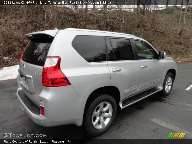 Tungsten Silver Pearl / Black/Auburn Bubinga 2012 Lexus GX 460 Premium
