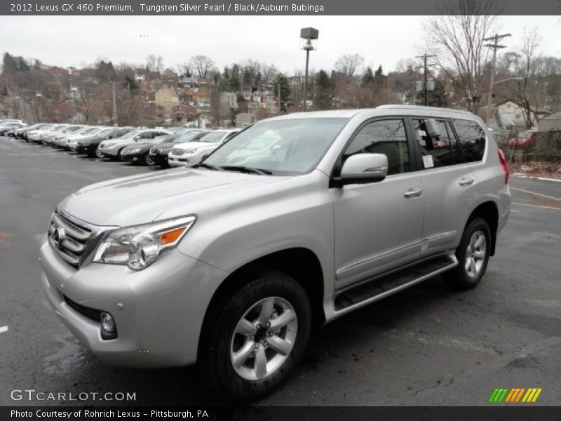 Tungsten Silver Pearl / Black/Auburn Bubinga 2012 Lexus GX 460 Premium