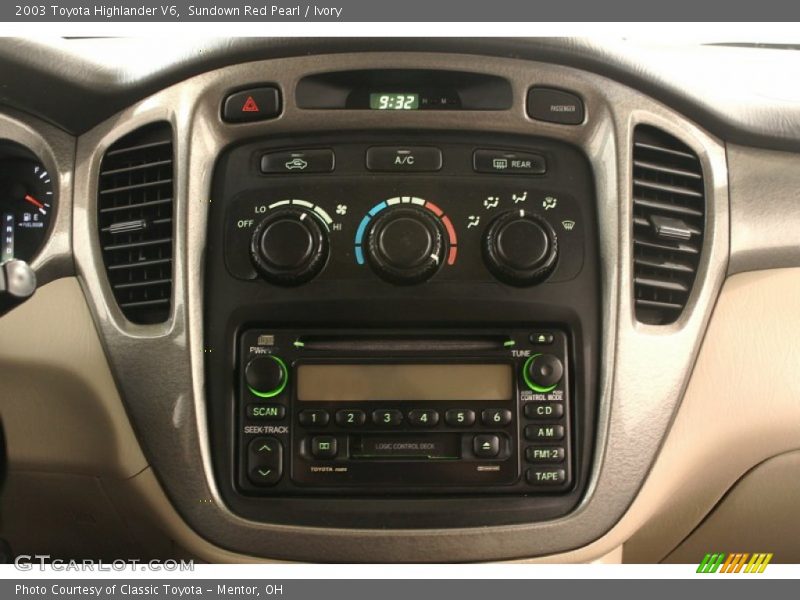 Sundown Red Pearl / Ivory 2003 Toyota Highlander V6