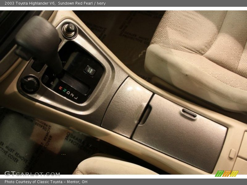 Sundown Red Pearl / Ivory 2003 Toyota Highlander V6