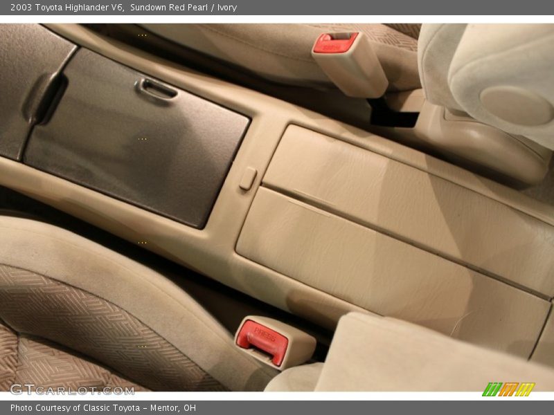 Sundown Red Pearl / Ivory 2003 Toyota Highlander V6