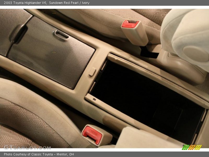 Sundown Red Pearl / Ivory 2003 Toyota Highlander V6
