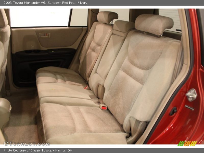 Sundown Red Pearl / Ivory 2003 Toyota Highlander V6