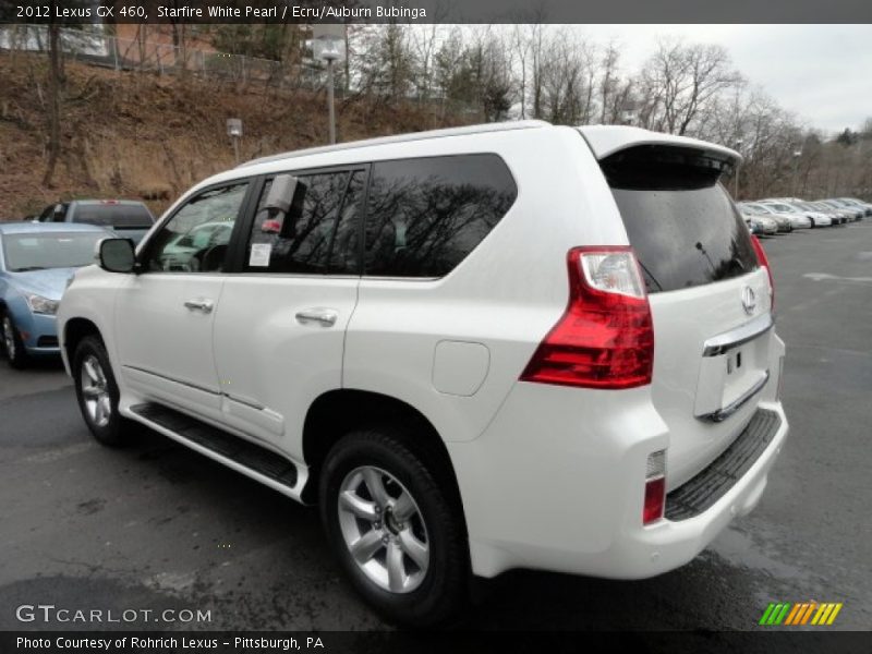 Starfire White Pearl / Ecru/Auburn Bubinga 2012 Lexus GX 460