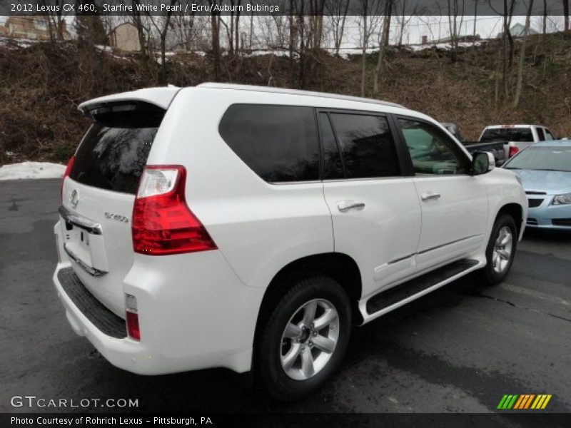 Starfire White Pearl / Ecru/Auburn Bubinga 2012 Lexus GX 460