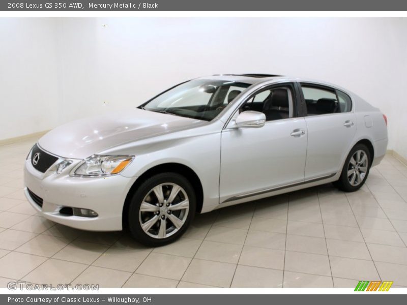 Mercury Metallic / Black 2008 Lexus GS 350 AWD