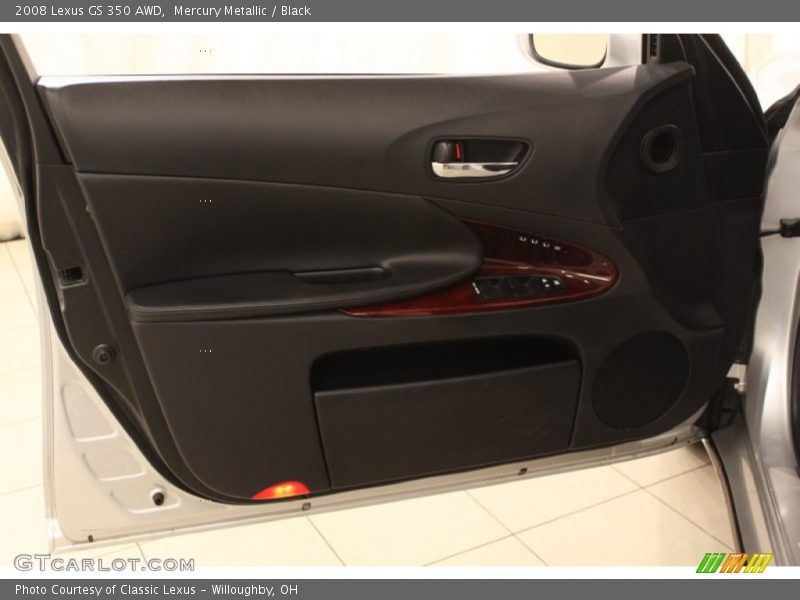 Mercury Metallic / Black 2008 Lexus GS 350 AWD