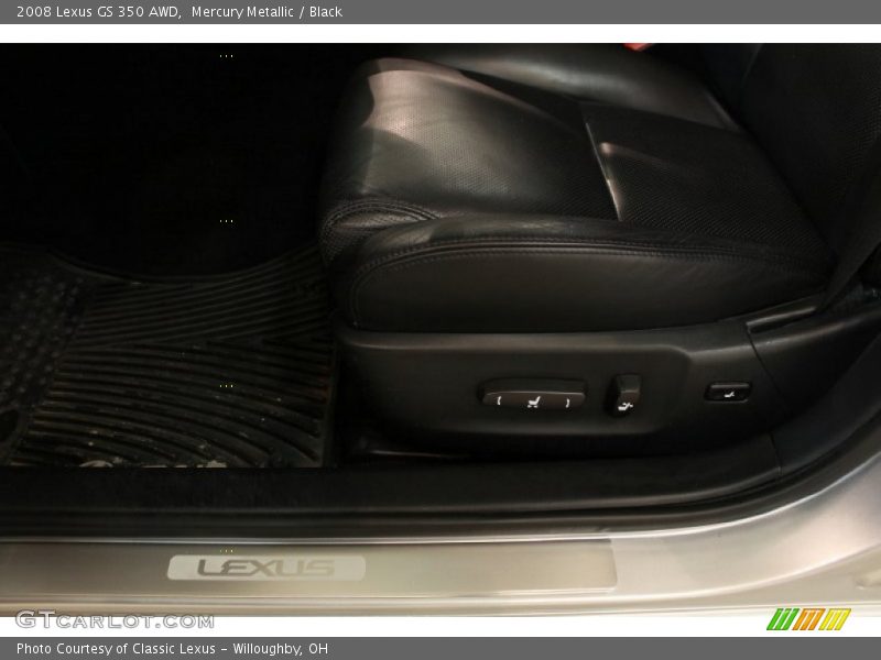 Mercury Metallic / Black 2008 Lexus GS 350 AWD