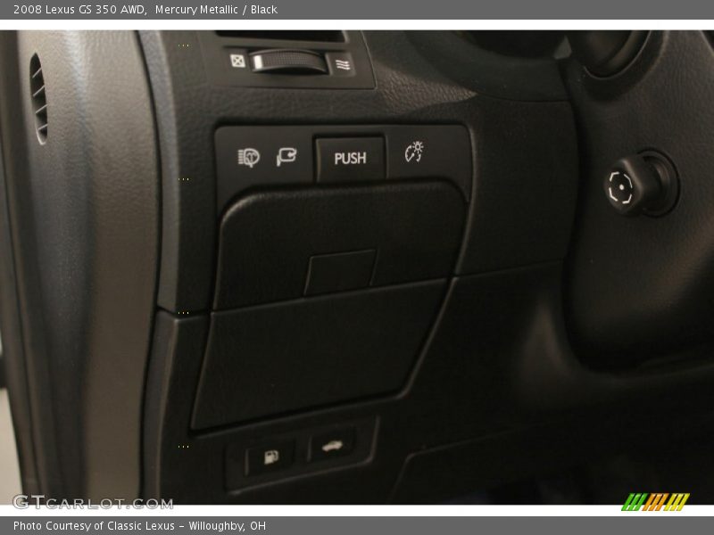 Mercury Metallic / Black 2008 Lexus GS 350 AWD