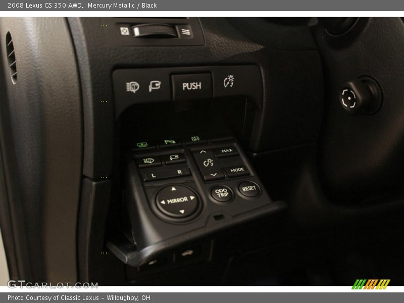 Mercury Metallic / Black 2008 Lexus GS 350 AWD