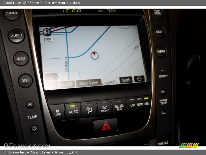 Mercury Metallic / Black 2008 Lexus GS 350 AWD