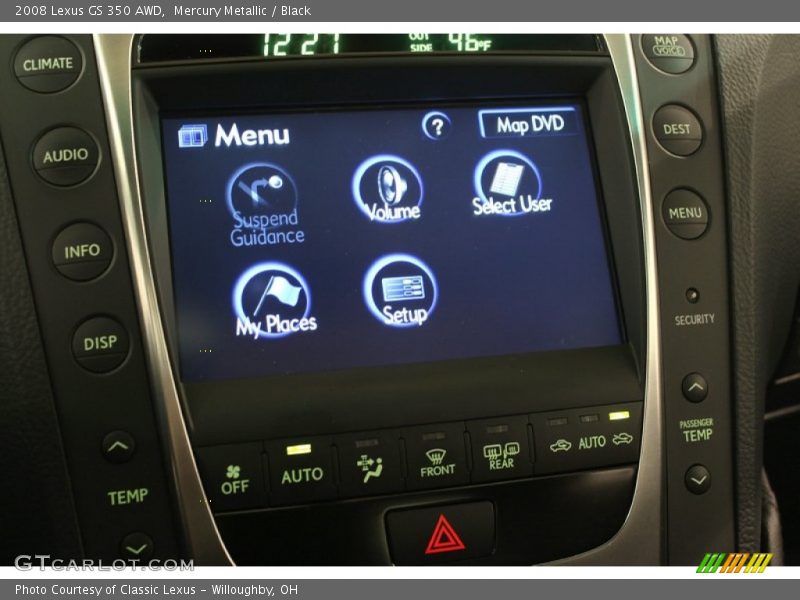 Mercury Metallic / Black 2008 Lexus GS 350 AWD