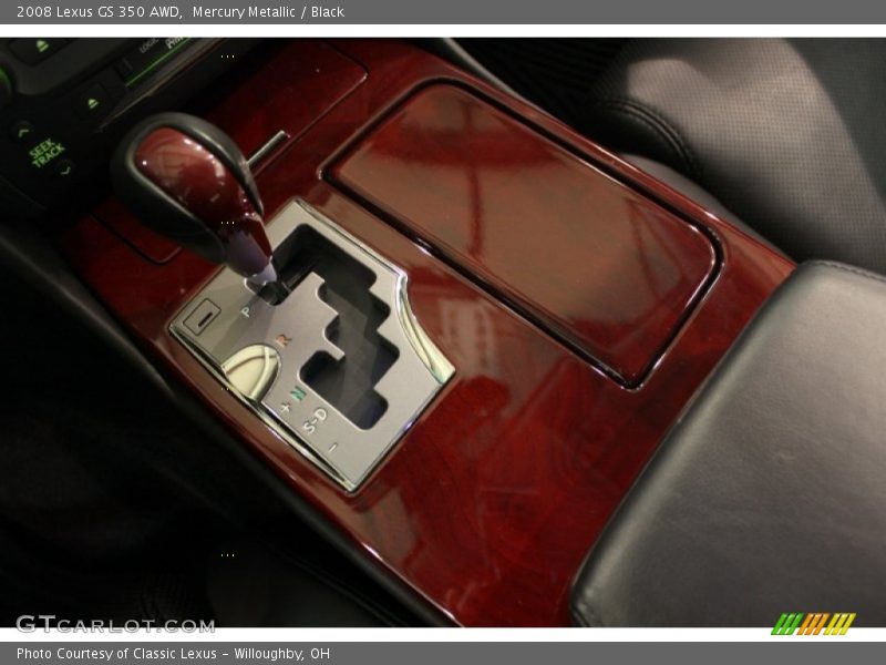 Mercury Metallic / Black 2008 Lexus GS 350 AWD