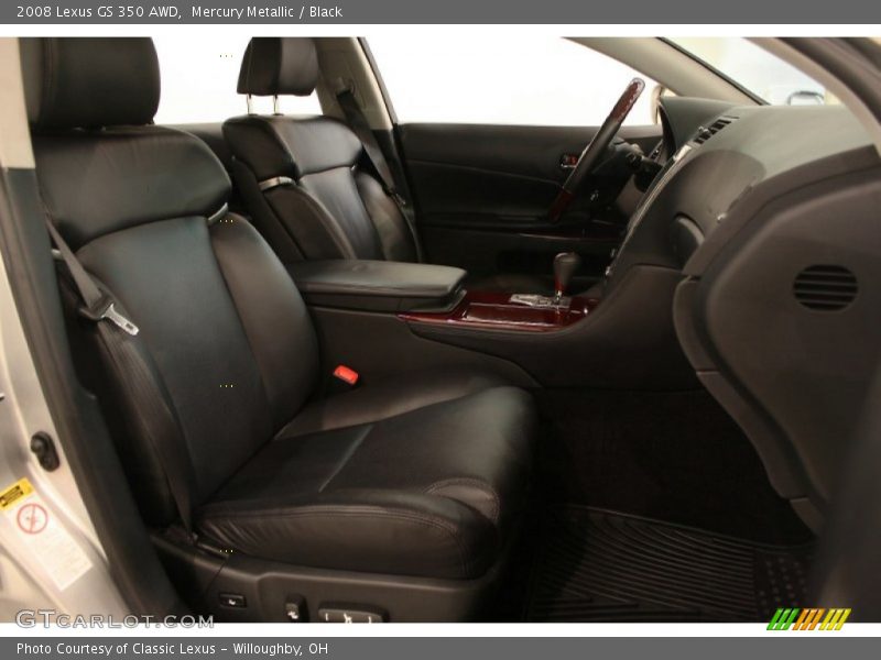 Mercury Metallic / Black 2008 Lexus GS 350 AWD