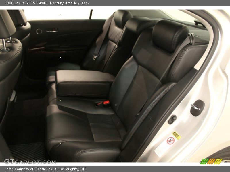 Mercury Metallic / Black 2008 Lexus GS 350 AWD
